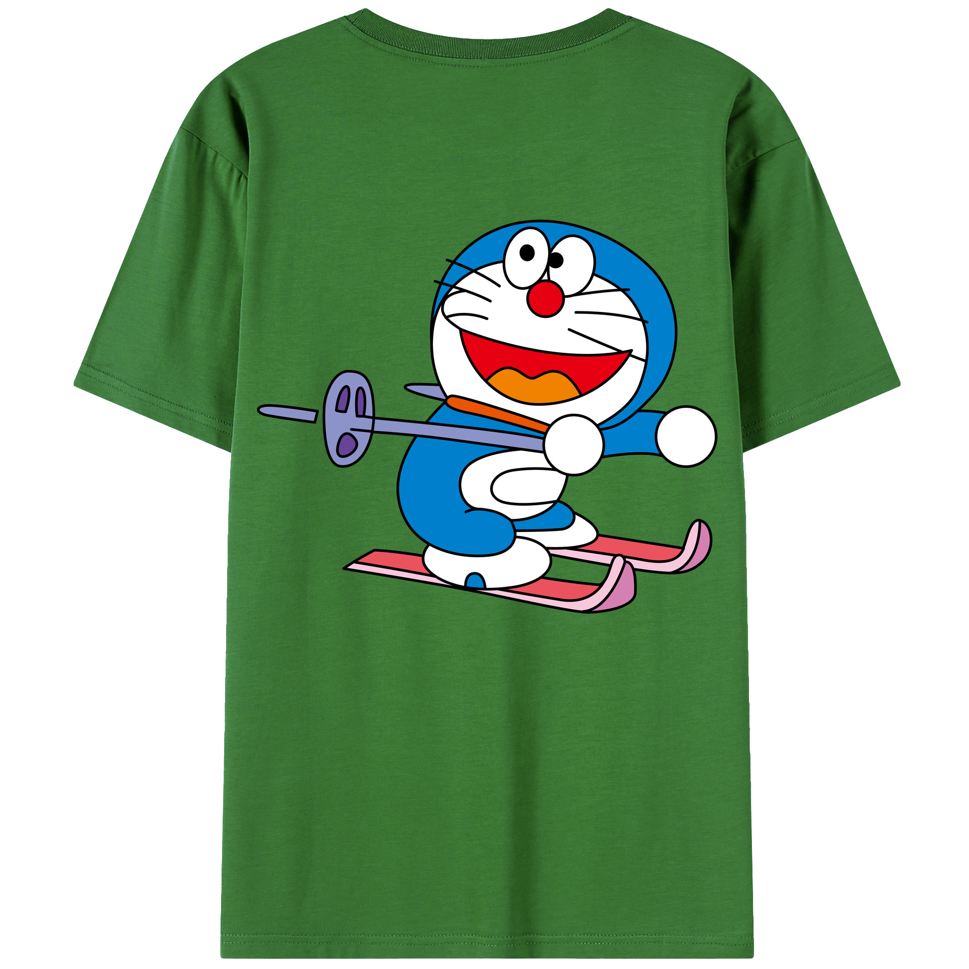 （画像用） ドラえもん Doraemon レディース半袖Tシャツ(バックプリント)